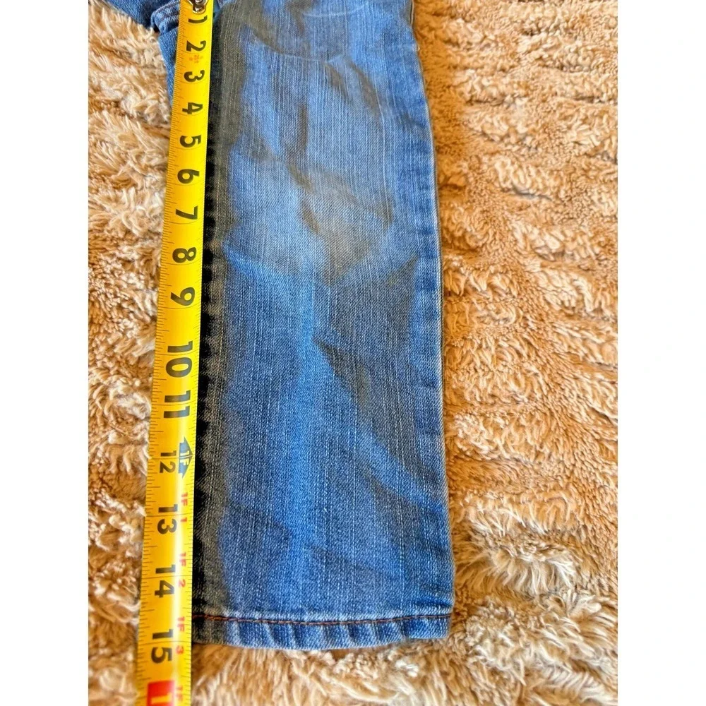 The Children's Place Boys Straight Leg Jeans Medium Wash Adjustable Waist Size 4